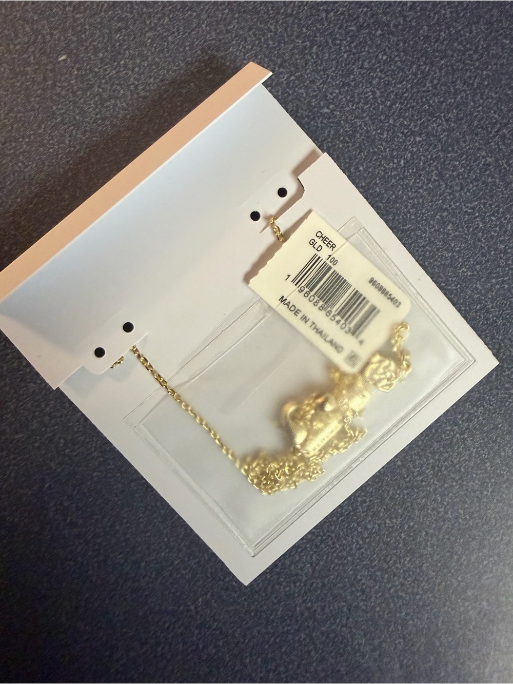 Kendra Scott Gold-tone Cheer Charm Pendant Necklace - Picture 2 of 3